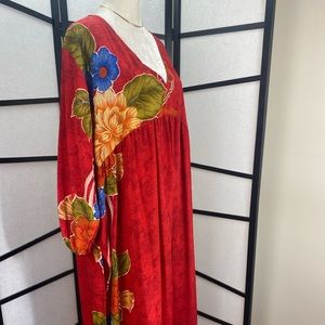 Kantha Bae Aura Side Spilt Silk Maxi Dress